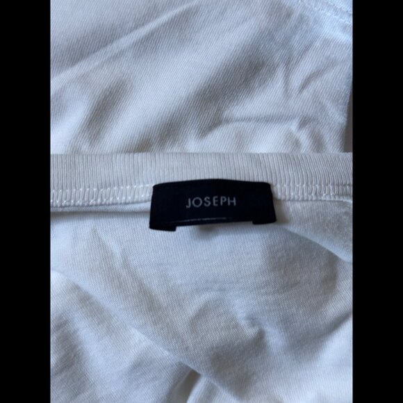 Joseph LTD T Shirt Large Mens White V Neck Perfect Tee Short Sleeve - Picture 7 of 7